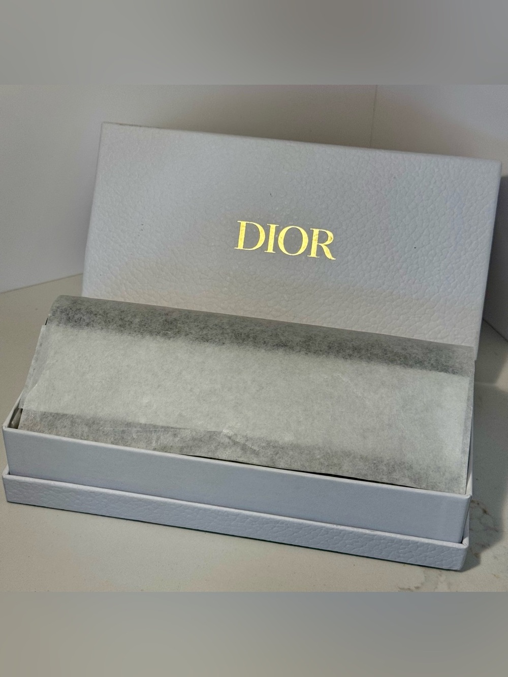 DIOR Champagne/Gold-tone, Oversized Square Sunglasses | Pristine - Picture 9 of 9